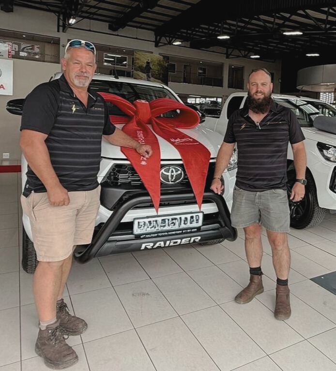 Electricians at work